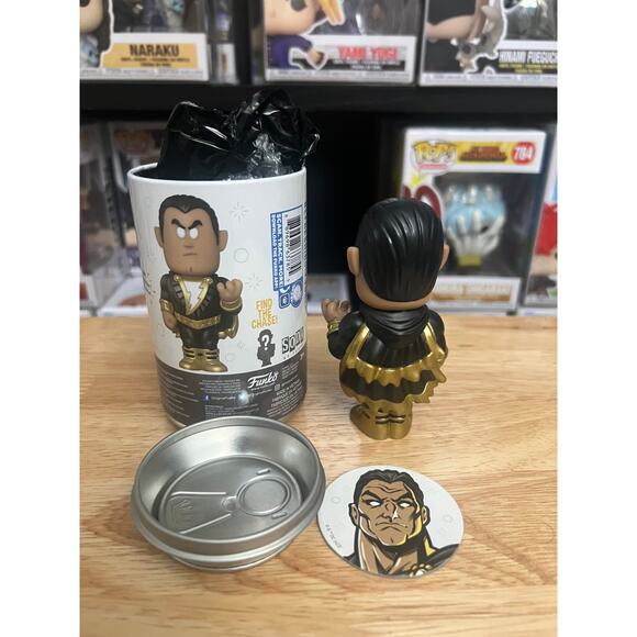 LIMITED EDITION Black Adam Funko Soda DC Comics Detective Dwayne Rock Johnson - Picture 2 of 2